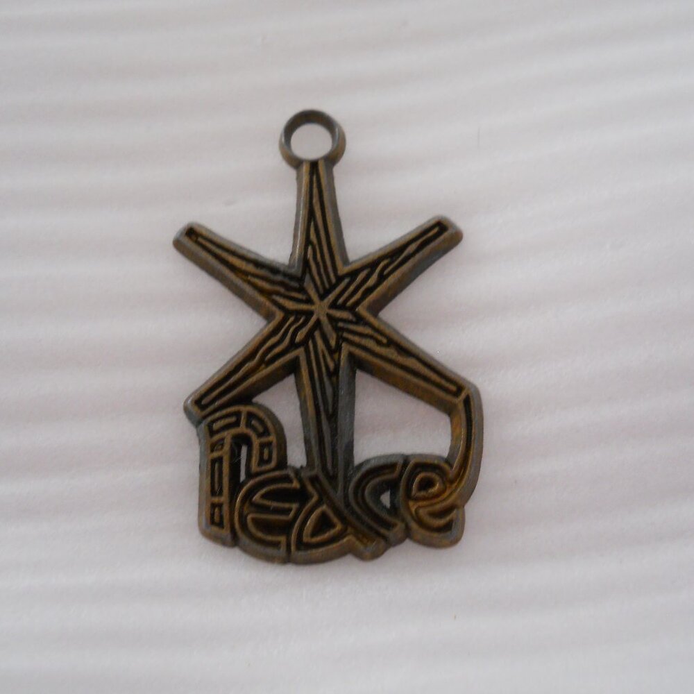 Israel Terra Sancta Guild 1967 - Peace Star Pendant 330/630